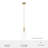 Lundin 1 - Light Single Tear Drop Pendant-69880523-69880524