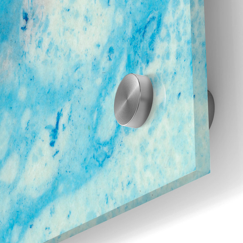 «Seeing Blue 1» par Alicia Ludwig, art mural en verre acrylique, H 36 po x l 24 po x P 0,2 po