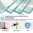32 "X 72" Bifold Shower Door | 1/4 Inch Tempered Glass With Explosion-Proof Film | Chrome | Aluminum Frame