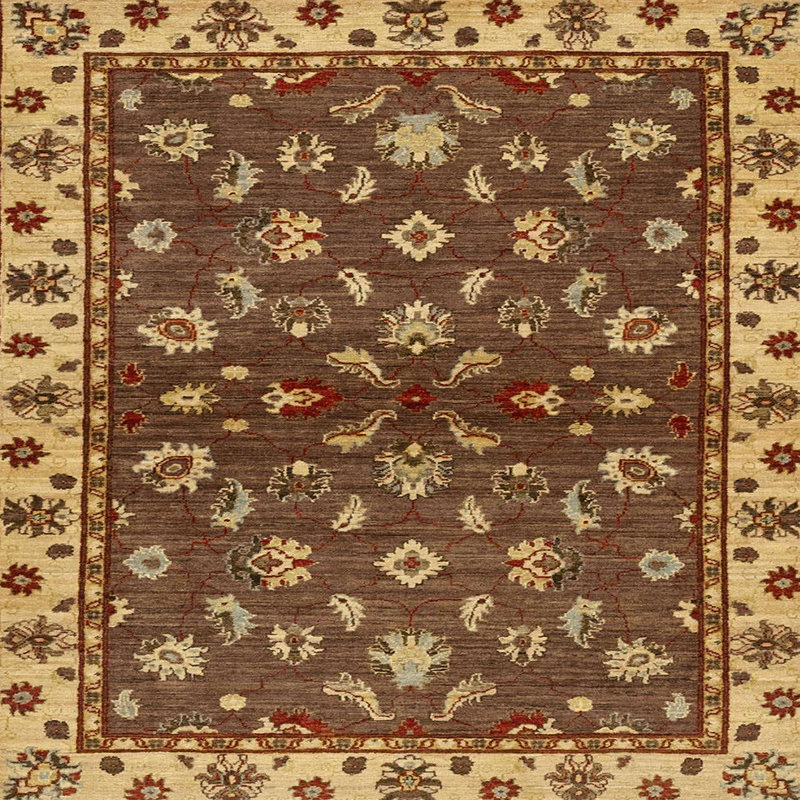 Abstract Indoor Rug, Square 3'