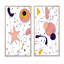 «Vintage Abstract Shapes Universe IV», ensemble de 2 peintures-1550383374-1550383379