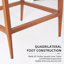 Tabouret de bar avec coussin