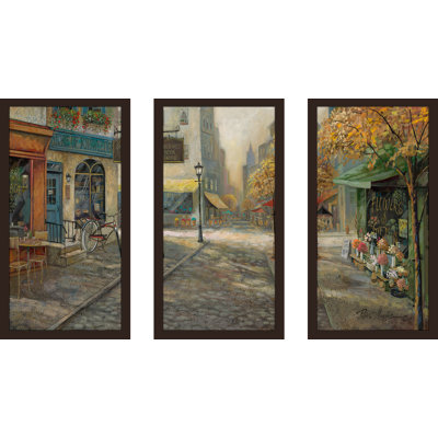 Reproduction de peinture à l’acrylique encadrée « pittoresque City Nostalgia », impression à multiples images sur acrylique