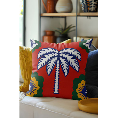 Coussin en microsuède Fisal
