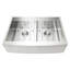 Évier de cuisine à tablier frontal simple 36 pouces avec 5 accessoires pour salle de bain KBFmore-98376906-98376907