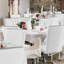 color Faux Leather Dining Chairs with Chrome Legs Upholstered Modern Design-1634756783