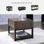 Table de bout avec rangement Junnie