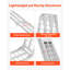 Rampes en aluminium 600 lb 1Pcs