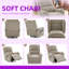 Fauteuil inclinable manuel de massage en chenille avec fauteuil pivotant et pivotant-1232339343