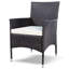 Chaise de patio avec coussin Duchesne