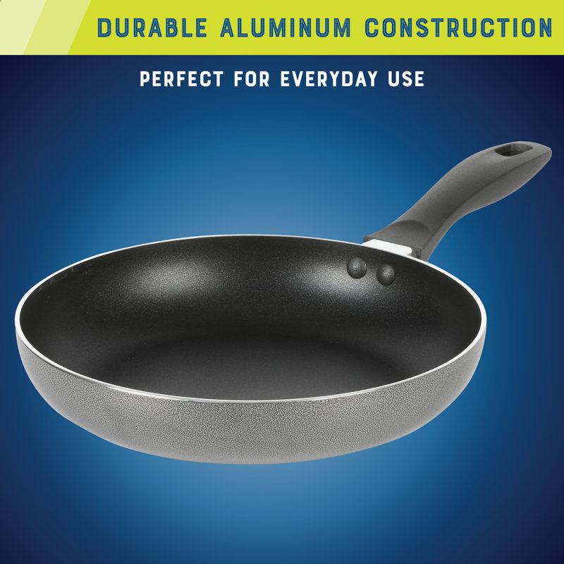 Oster 10 Piece Black Non-Stick Aluminum Cookware Set