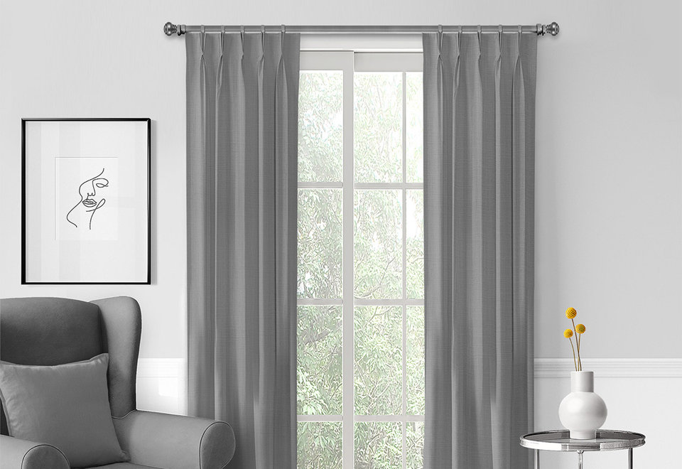 Luxurious, handcrafted drapery panels by Colcha Linens, made in Canada.