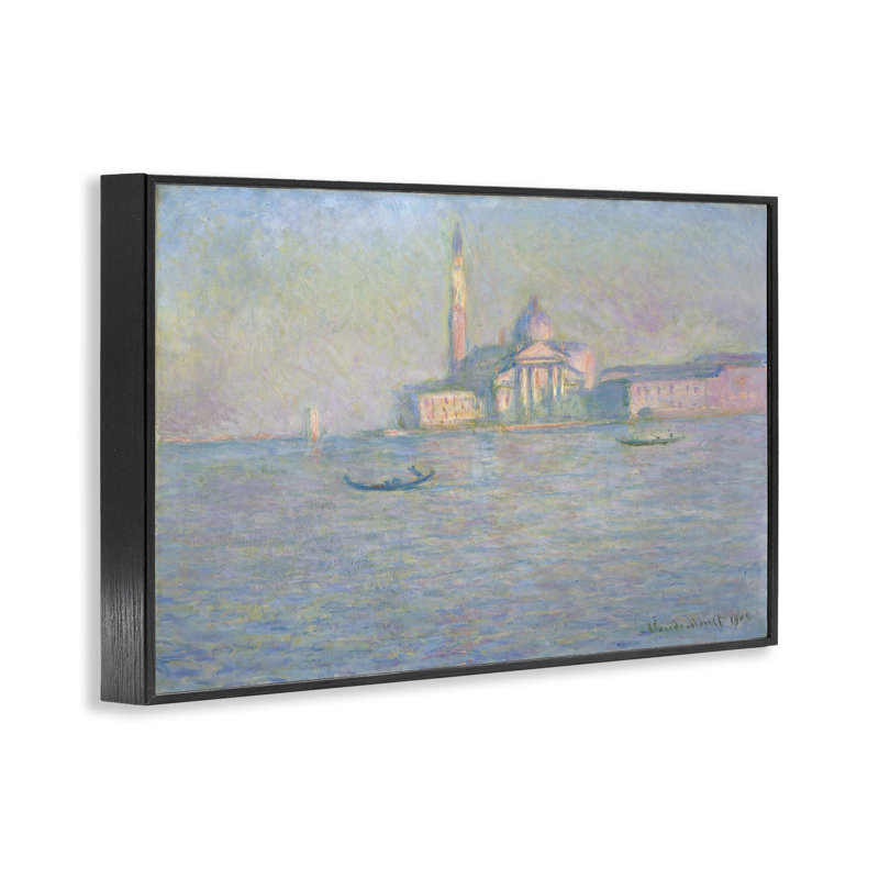 Giclée de Venise classique par one1000paintings, Giclée encadrée noir minuit, H 16 po x l 24 po