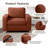 36.2" Wide Upholstered Swivel Accent Armchair-1014536234