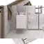 Lavabo pour salle de bain Sutcliffe, blanc-657446148