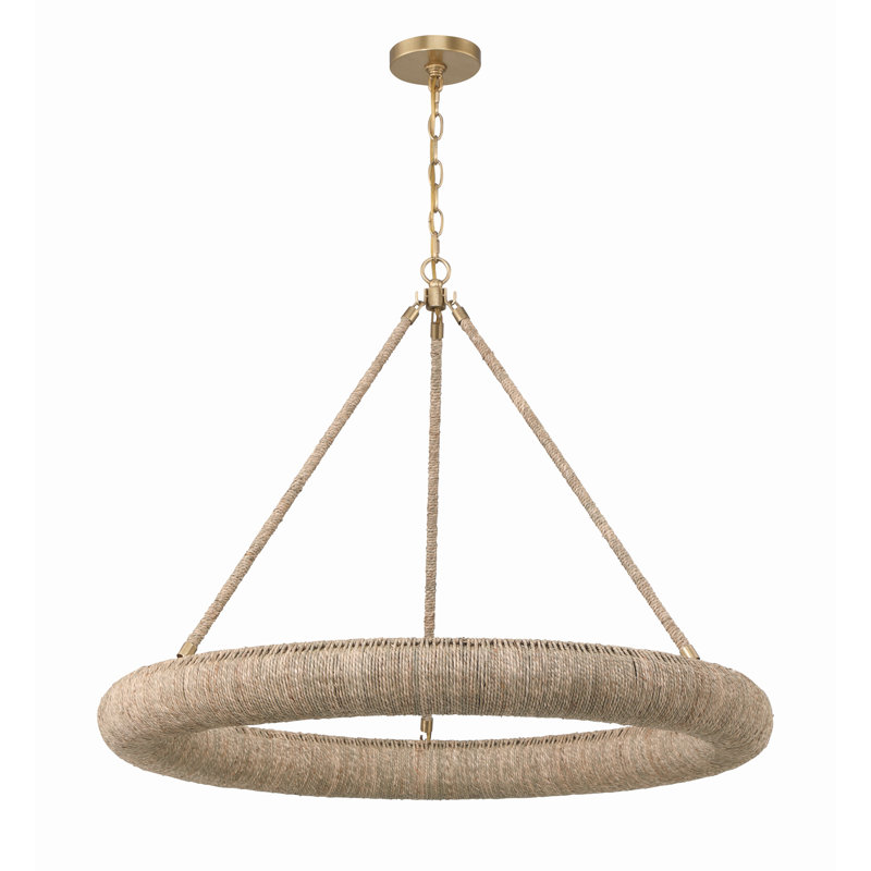 8-Light Chandelier, H 102,5 po x l 32 po x P 32 po
