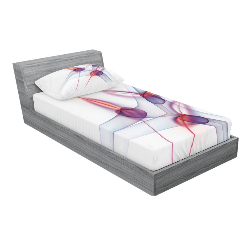 Microfiber Sheet Set, Twin XL Sheet Set with Fitted Sheet
