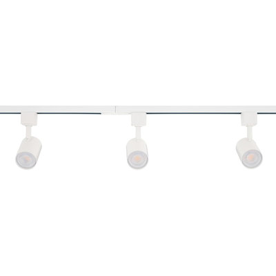 Ensemble d'éclairage sur rail 3 lumières à DEL 48 po avec 3 ampoules à DEL 3000K East Grove Home Amped Collection