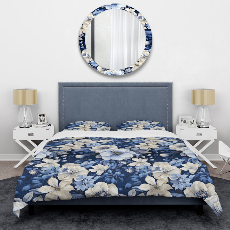 Ensemble de housse de couette Mavish, Housse de couette pour grand lit et 2 taies décor