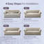 Durable Spandex Stretch Sofa Cover - Jacquard Pattern Sofa Slipcover & Furniture Protector-718252251-718252224