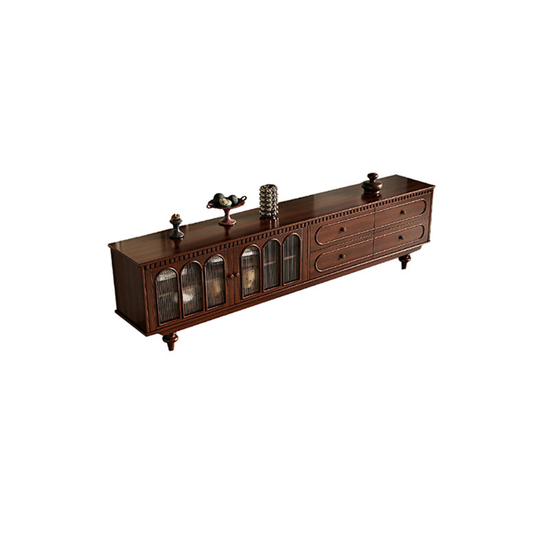 Meuble télé de style français rétro, 24,8 po H x 70,87 po L x 15,74 po P