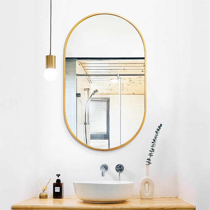 Miroir ovale 20 po x 33 po