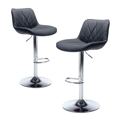 Adjustable Swivel Counter Height Barstools Chairs with Back