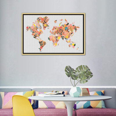 " Wild Garden World Gray " by Laura Marshall