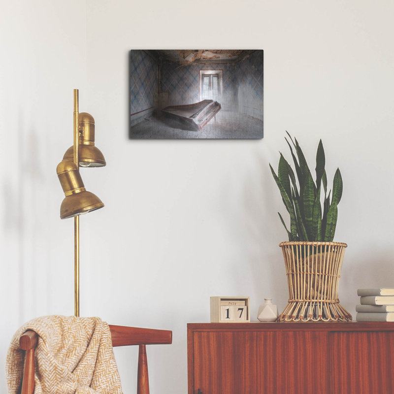 «Dusty Piano» par Roman Robroek, art luxueux en métal, «Dusty Piano» par Roman Robroek, H 16 po x l 24 po