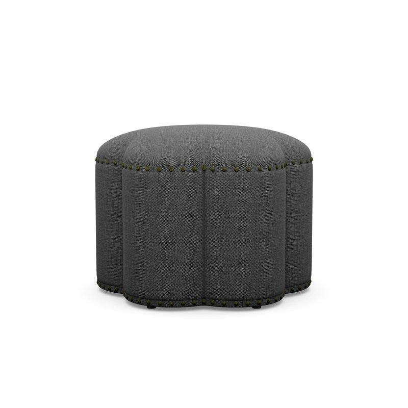 Kate 25" Ottoman, Grande 120931, Antique Brass