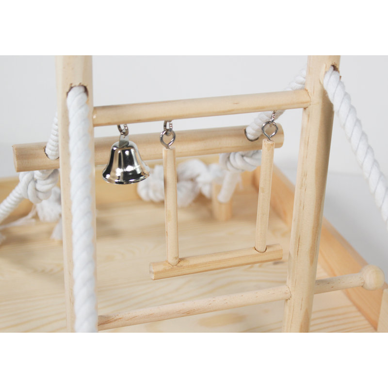 Centre d'activités 11,25 "Wood Bird Play Gym