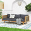 Ensemble de conversation modulaire en rotin d'extérieur en osier pour conversation, résistant aux intempéries, pour le jardin, le patio et la terrasse-576769672