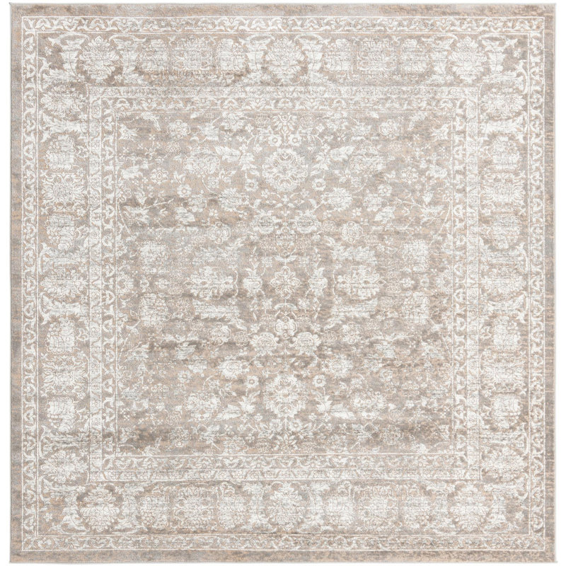 Agna Oriental Indoor Rug, Square 7'10"