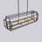 Horley 8 - Light Kitchen Island Square / Rectangle Chandelier-910363907