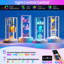 360° Rotating Glass Display Cabinet with RGB LED Lighting and APP Control-36480564