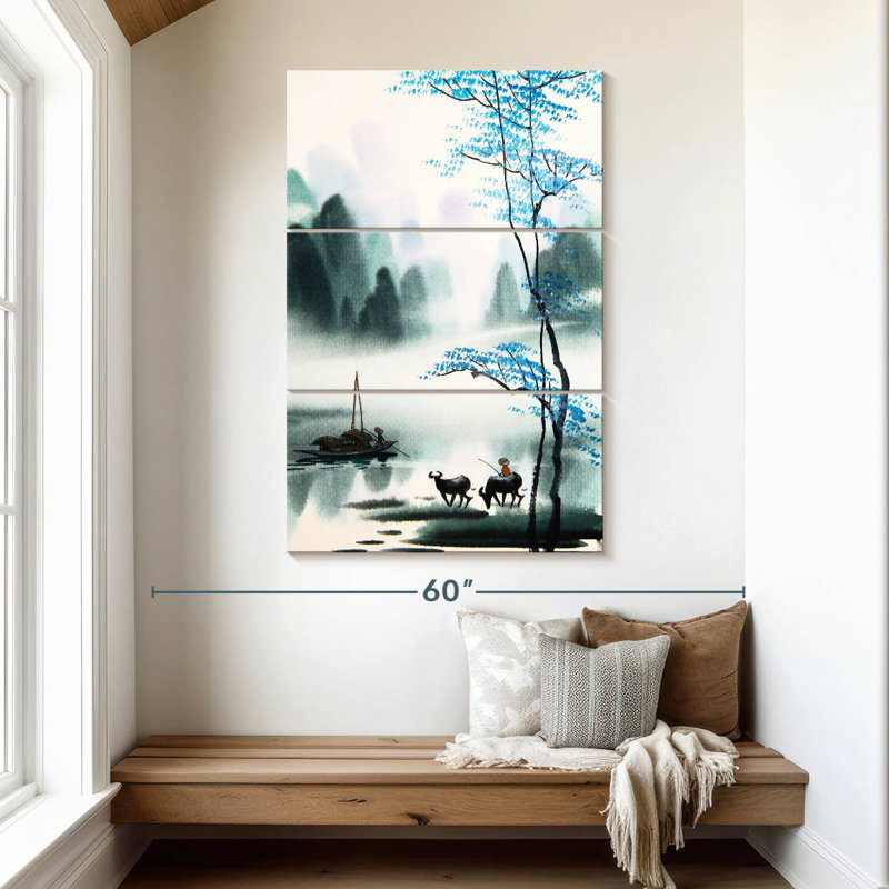 Alvord peinture chinoise Alvord, H 50 po x l 32 po
