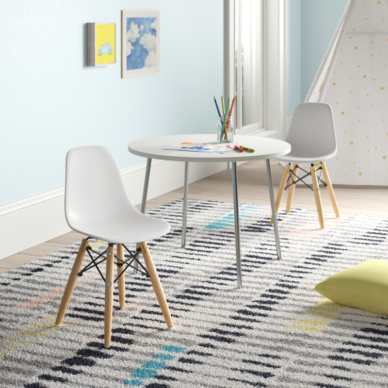 Chaise pour enfant Wyckoff, Blanc