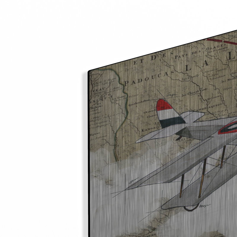 " Biplane 4 " by GraphINC, 16" H x 24" W
