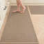 Tapis de cuisine en jute lavable à la machine, tapis de couloir de cuisine antidérapants avec envers en caoutchouc, tapis de sol absorbant l'eau (ensemble de 2)-1759859619