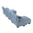 Free Combination Modular Sectional Sofa,U Shaped Couch For Living Room, 4-Seater Comfy Cloud Couch With 2 Ottomans, Chenille-231708667