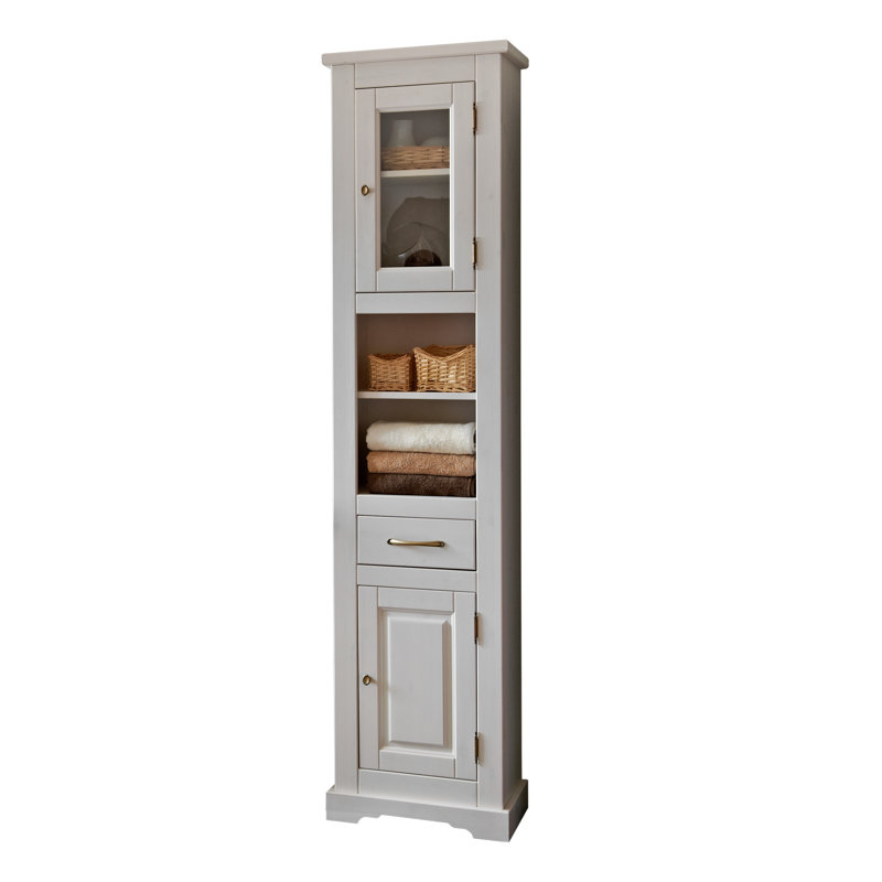 Mcleod Solid Wood Linen Cabinet