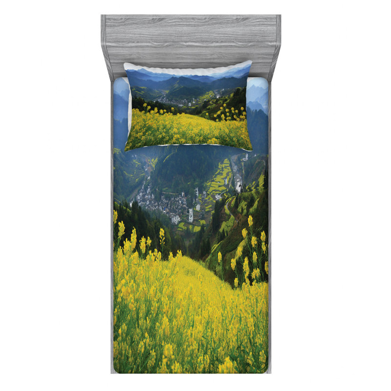 Nature Microfiber Sheet Set, Twin Sheet Set + Fitted Sheet + 1 Pillowcase