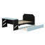 Lit de jour en bois avec couchette, bureau et port USB-118027680