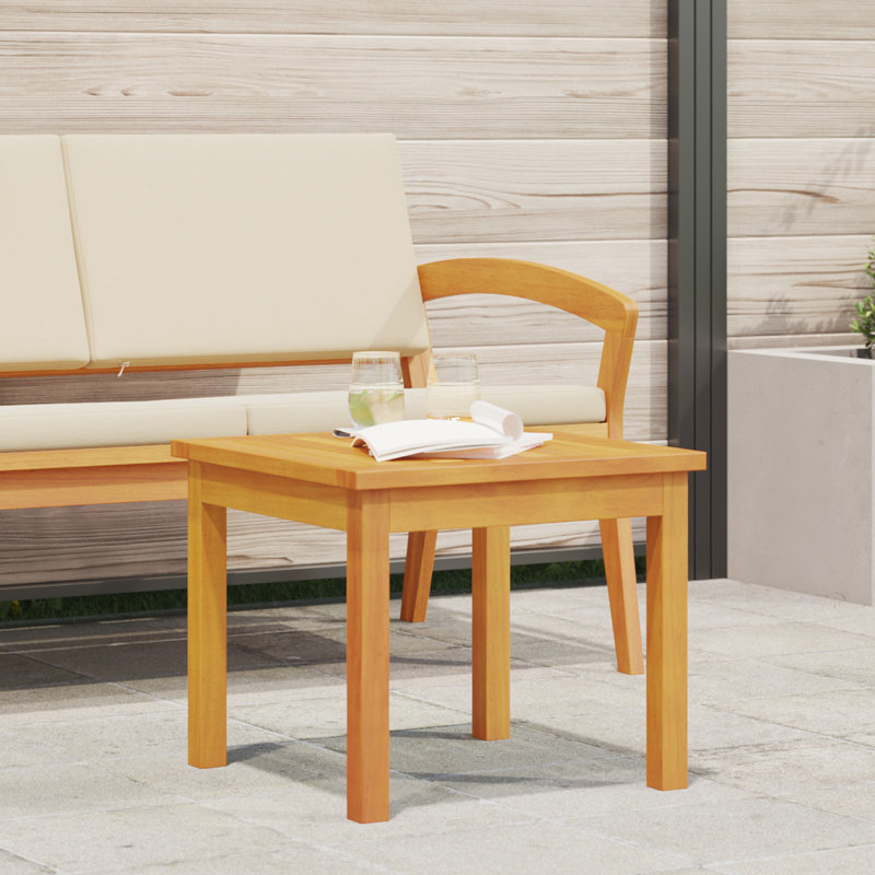 Solid Wood Coffee Table, 38cm H x 45cm L x 45cm W