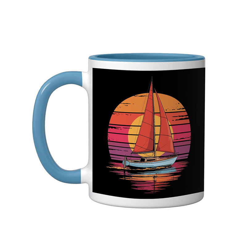 Ceramic Coffee Mug, Blue