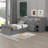 L-Shaped Space-Saving Twin Loft And Twin Platform Bed With 7 Drawers And Guardrails-493832420