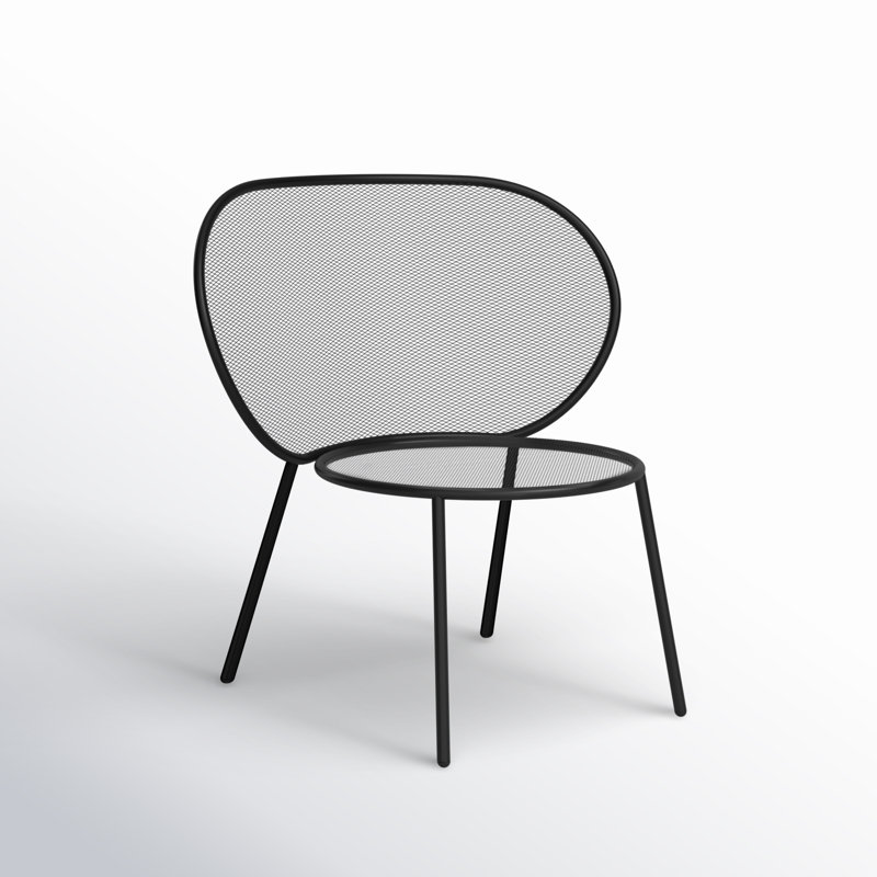 Chaise de patio Abberton, Noir