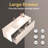 48" Matt Snow Bathroom Vanity with Solid Surface Sink, Wall Mounted Floating Bathroom Vanity