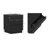 Ardea 20" Contemporary 3-Drawer Nightstand in Black-2144963237