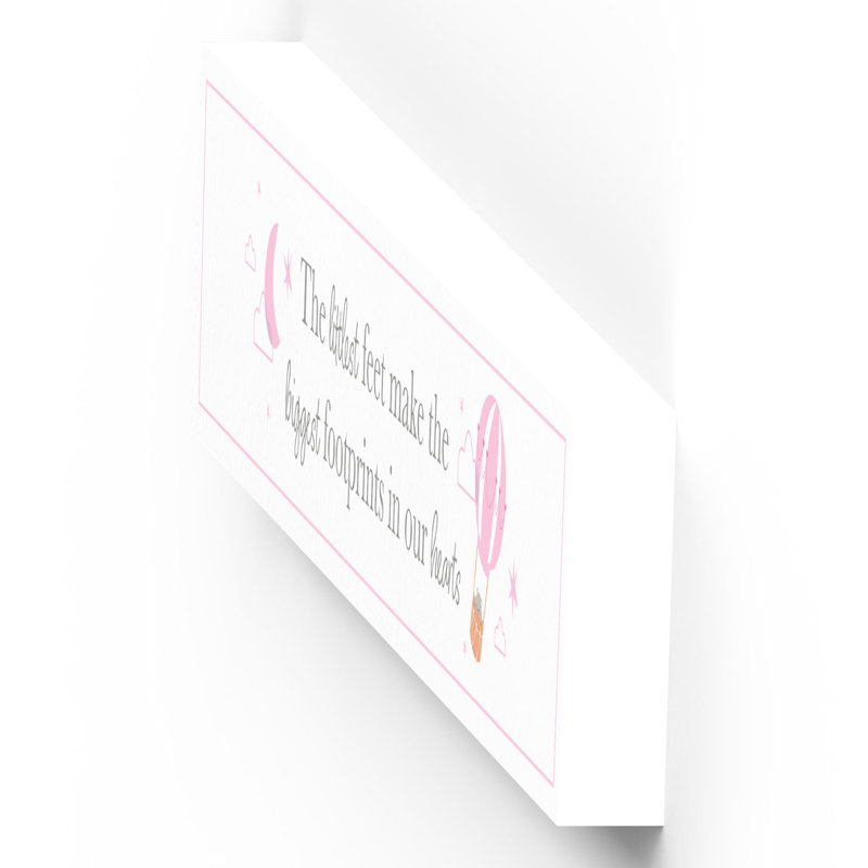 Jayla Text & Numbers Letter Block, White/Pink